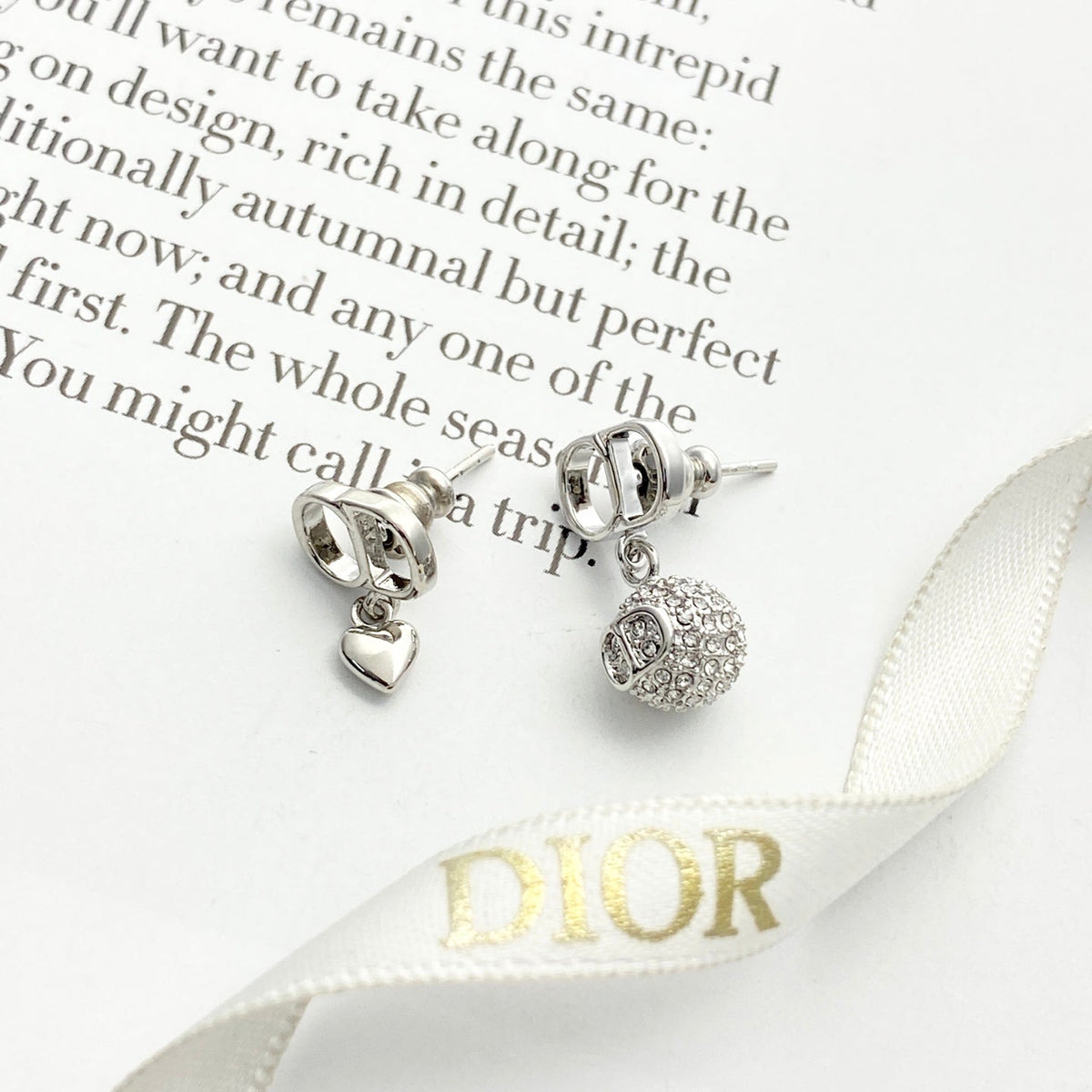 Martin Graham stud earrings in polished metal-tone – main product view