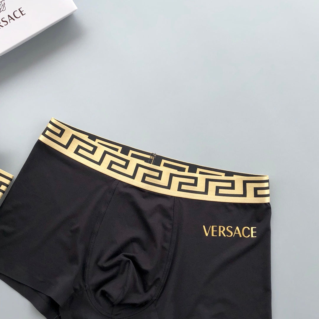 Versace Modal Breathable Seamless Men's Boxer Briefs – 3-Pack