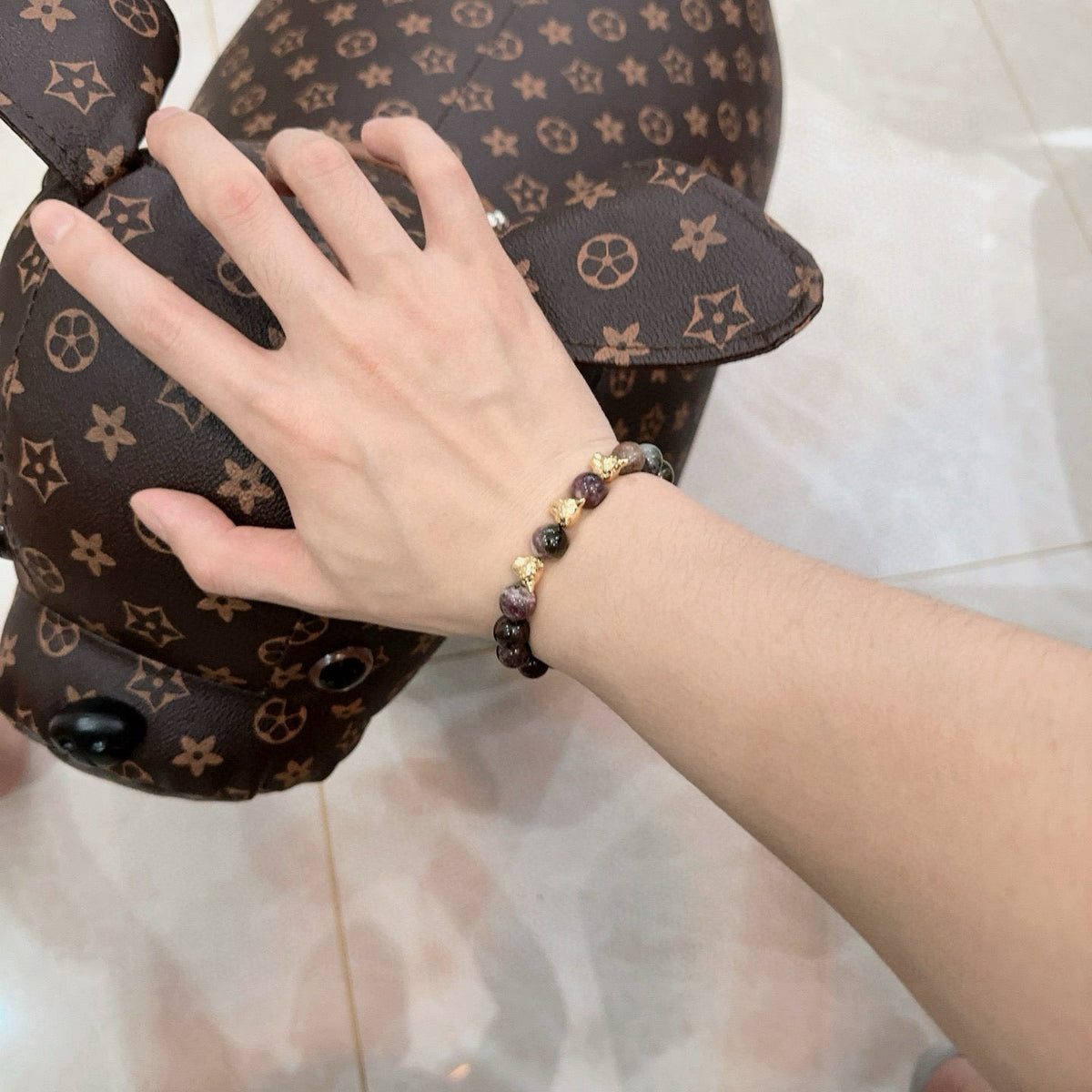 Martin Graham bracelet in polished metal-tone – main product view