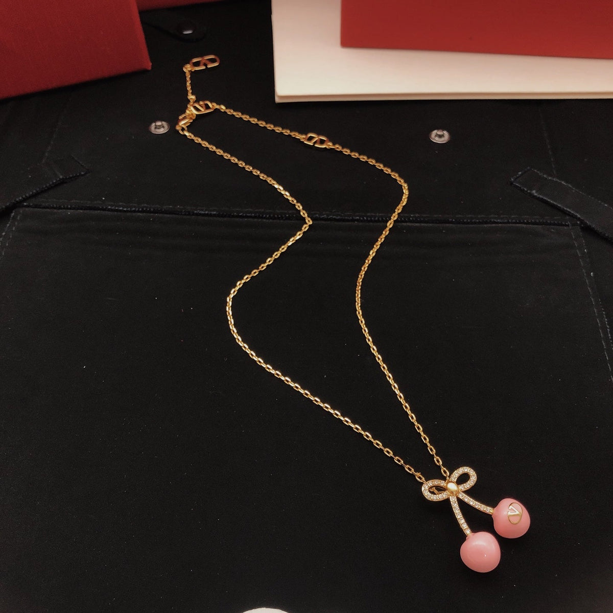 Martin Graham pendant necklace in polished metal-tone – main product view