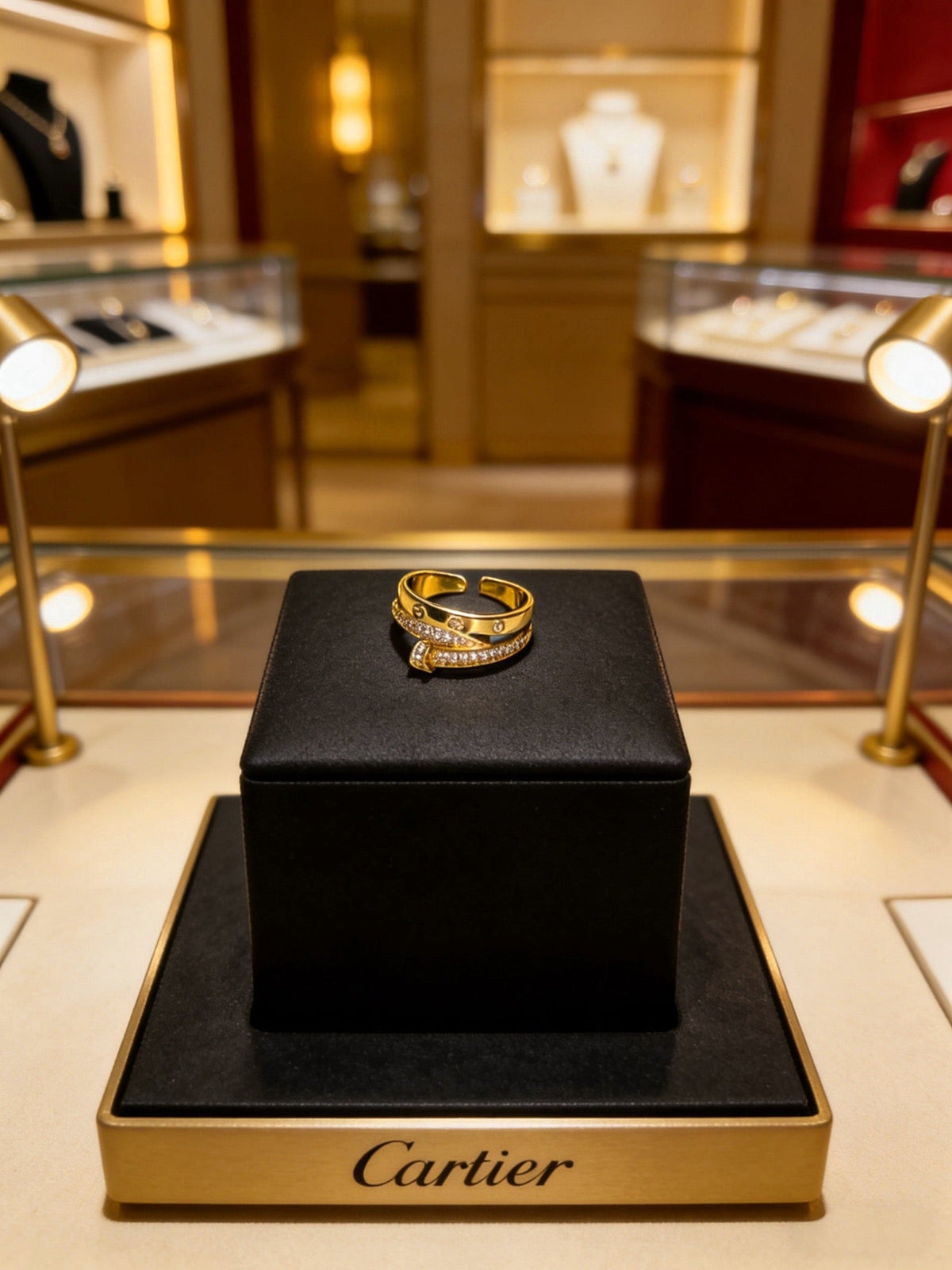 Martin Graham ring in polished metal-tone – main product view
