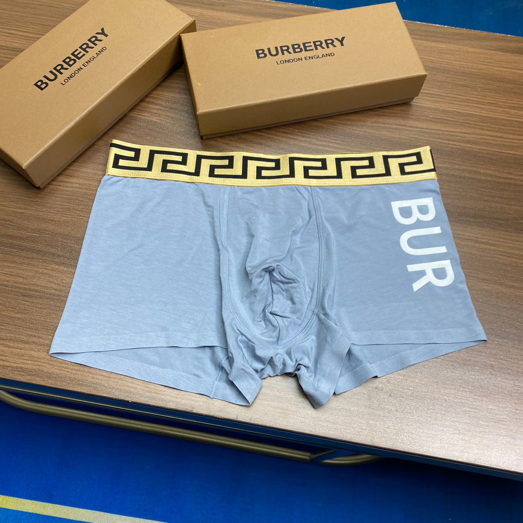 Burberry Modal Greek-Key-Style Waistbands And Horse Graphics Men's Boxer Briefs - 3-Piece Box