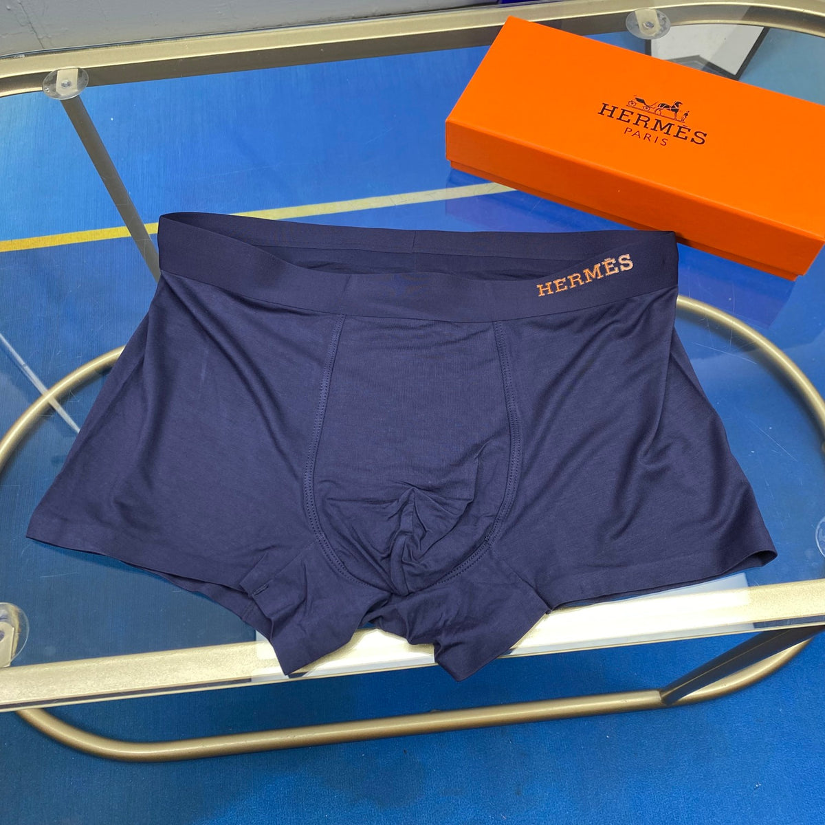 Hermes H Men's Boxer Briefs - 3-Piece Box