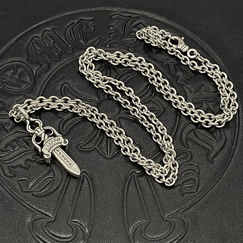 Martin Graham pendant necklace in polished metal-tone – main product view