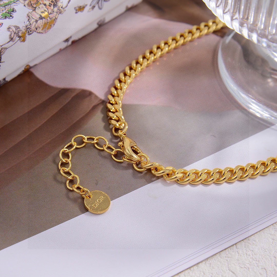 Martin Graham pendant necklace in polished metal-tone – main product view