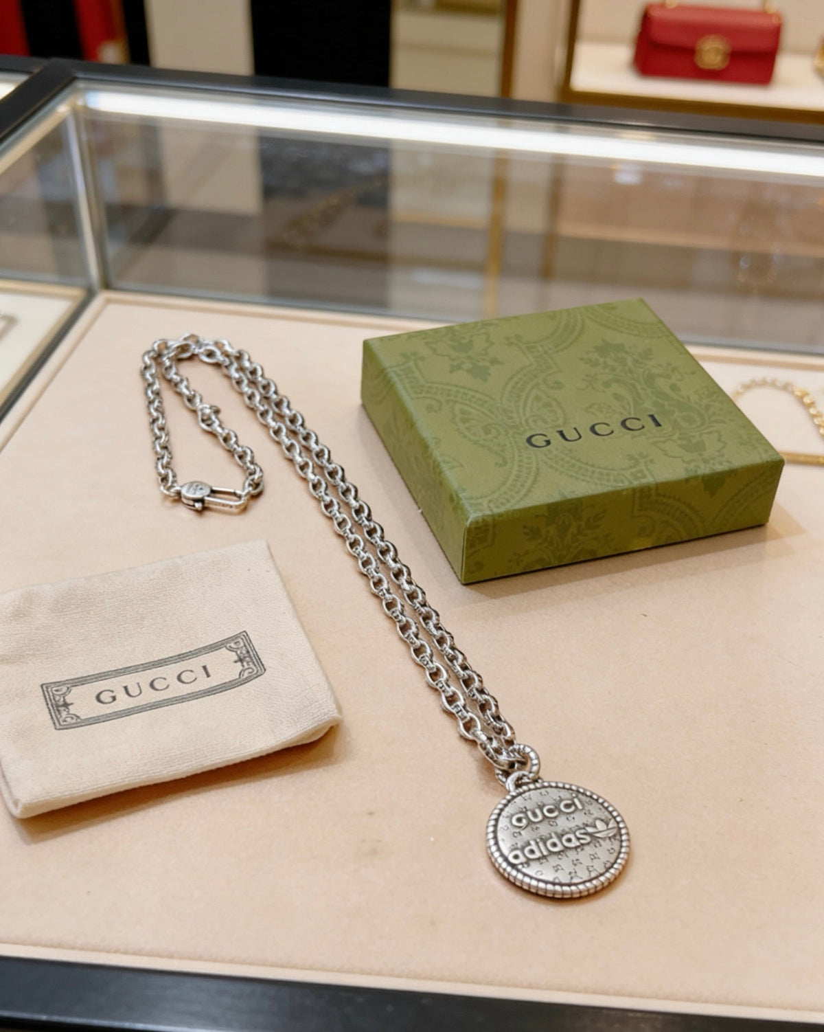 Martin Graham pendant necklace in polished metal-tone – main product view