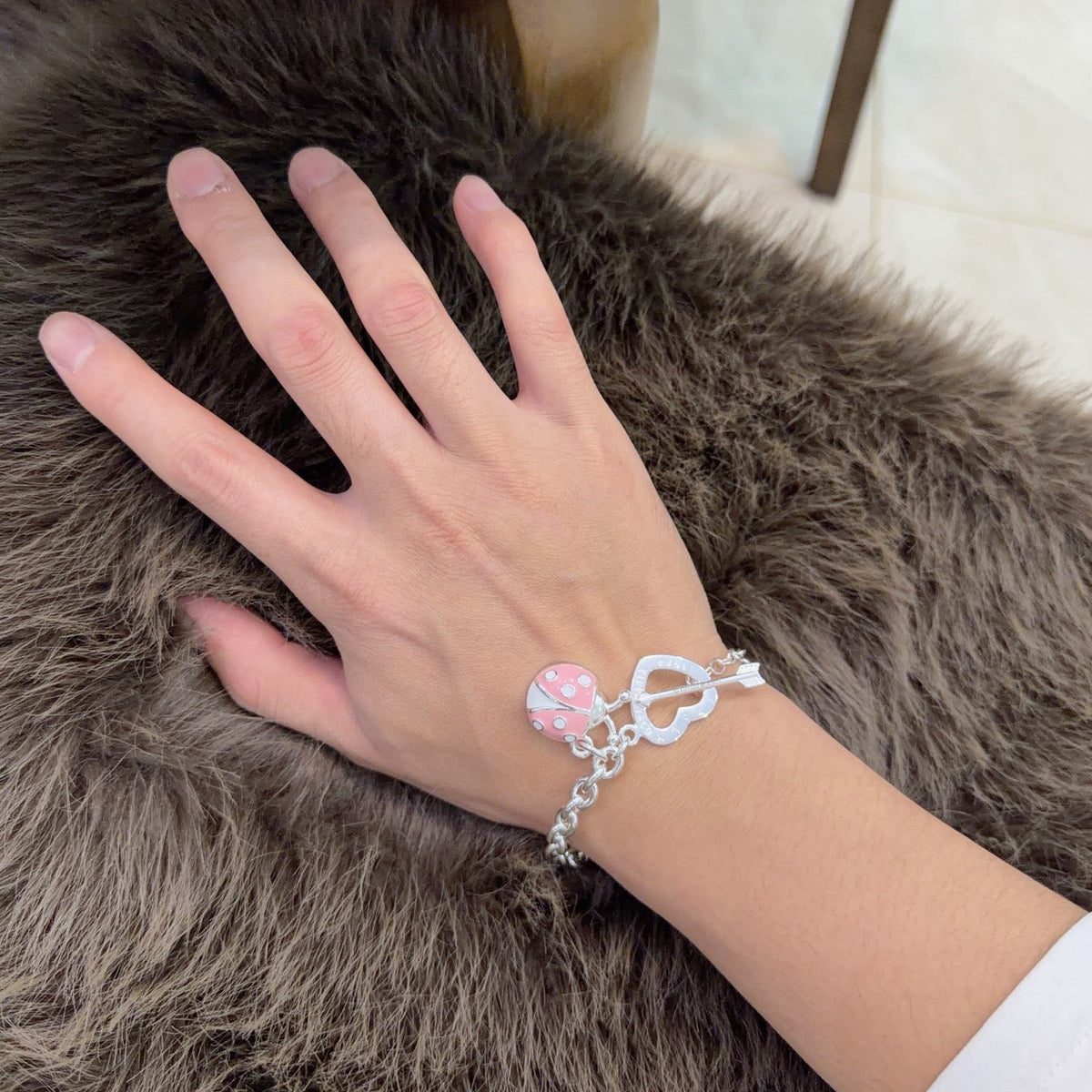 Martin Graham bracelet in polished metal-tone – main product view