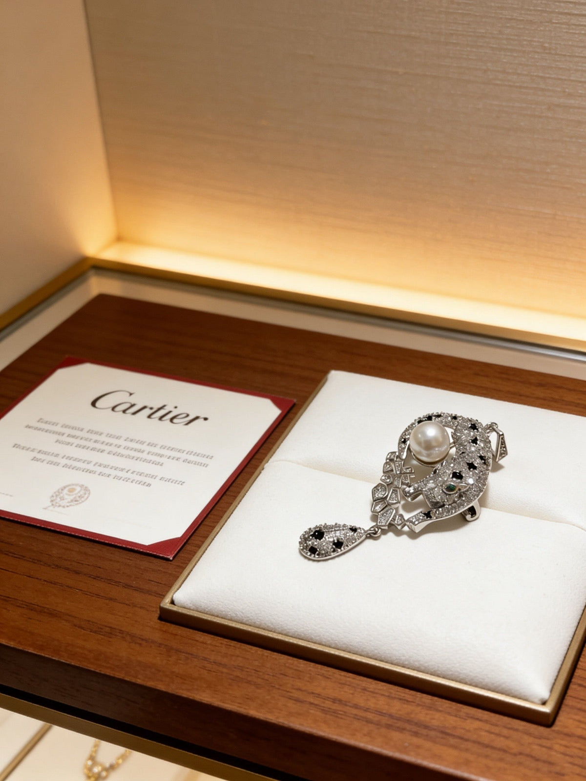 Martin Graham brooch in polished metal-tone – main product view