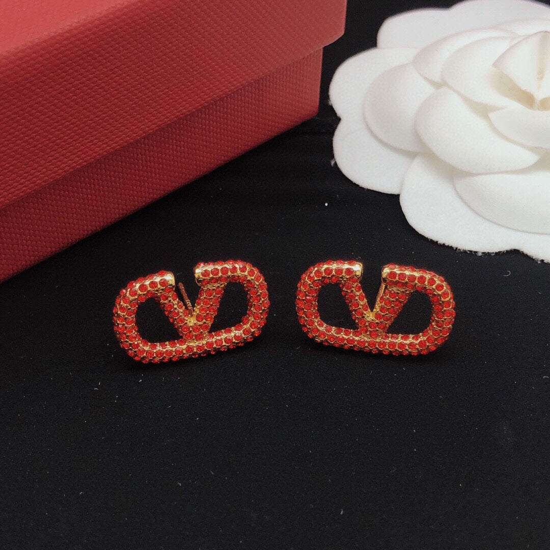 Martin Graham stud earrings in polished metal-tone – main product view