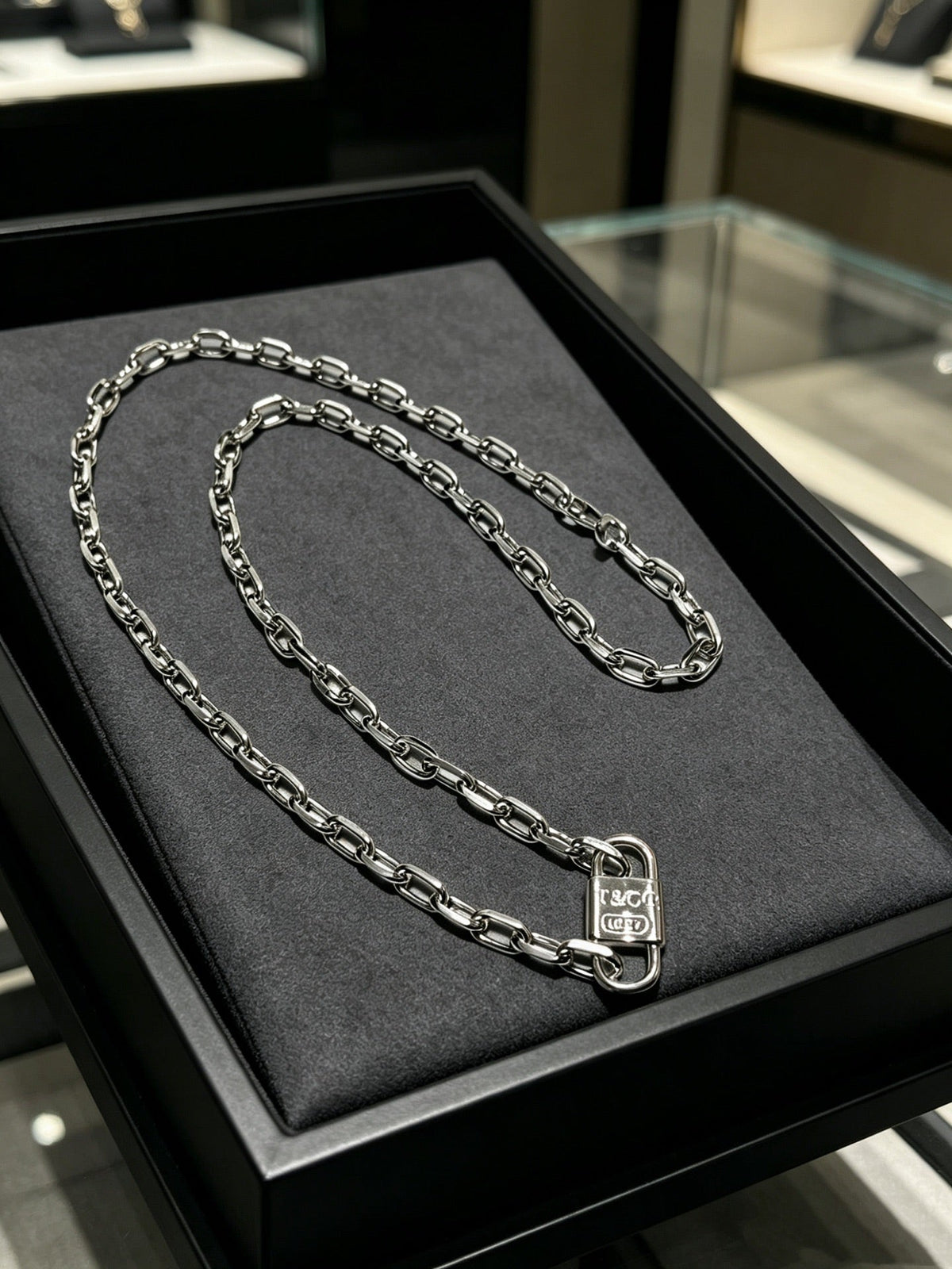 Martin Graham pendant necklace in polished metal-tone – main product view
