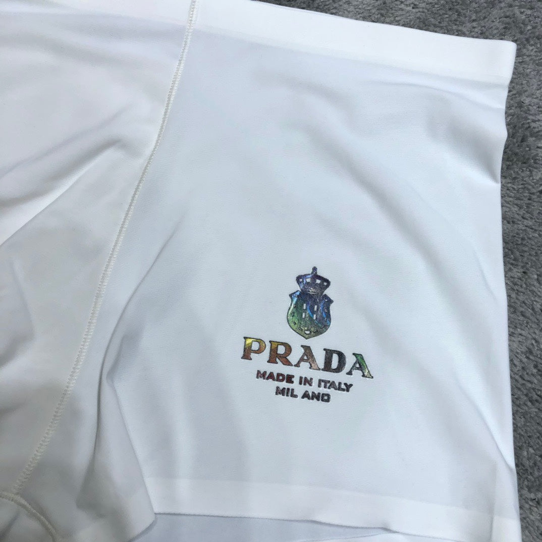 Prada Contrast Logo Waistbands Men's Boxer Briefs - 3-Piece Box