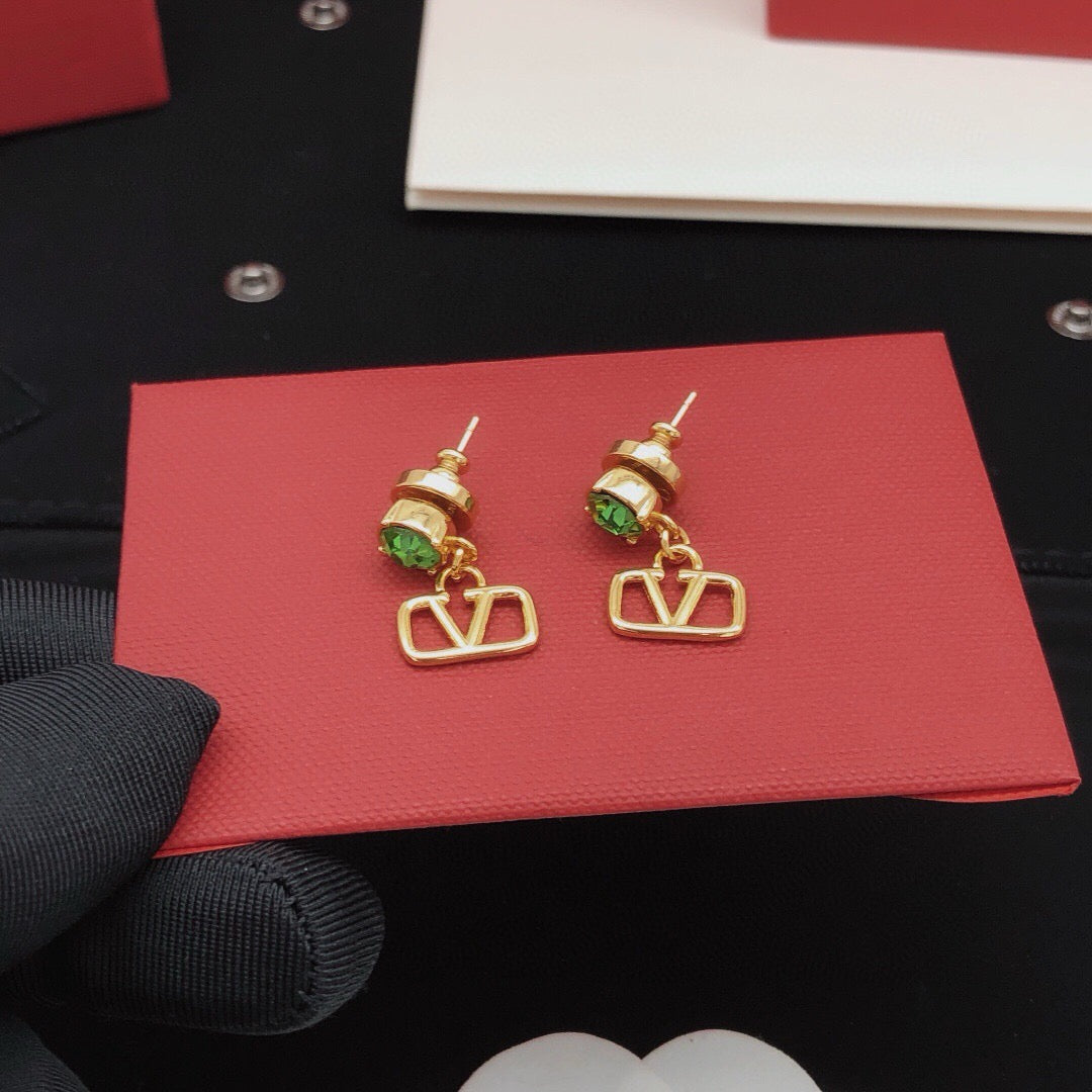 Martin Graham stud earrings in polished metal-tone – main product view