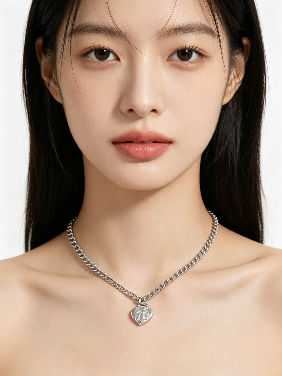 Martin Graham pendant necklace in polished metal-tone – main product view