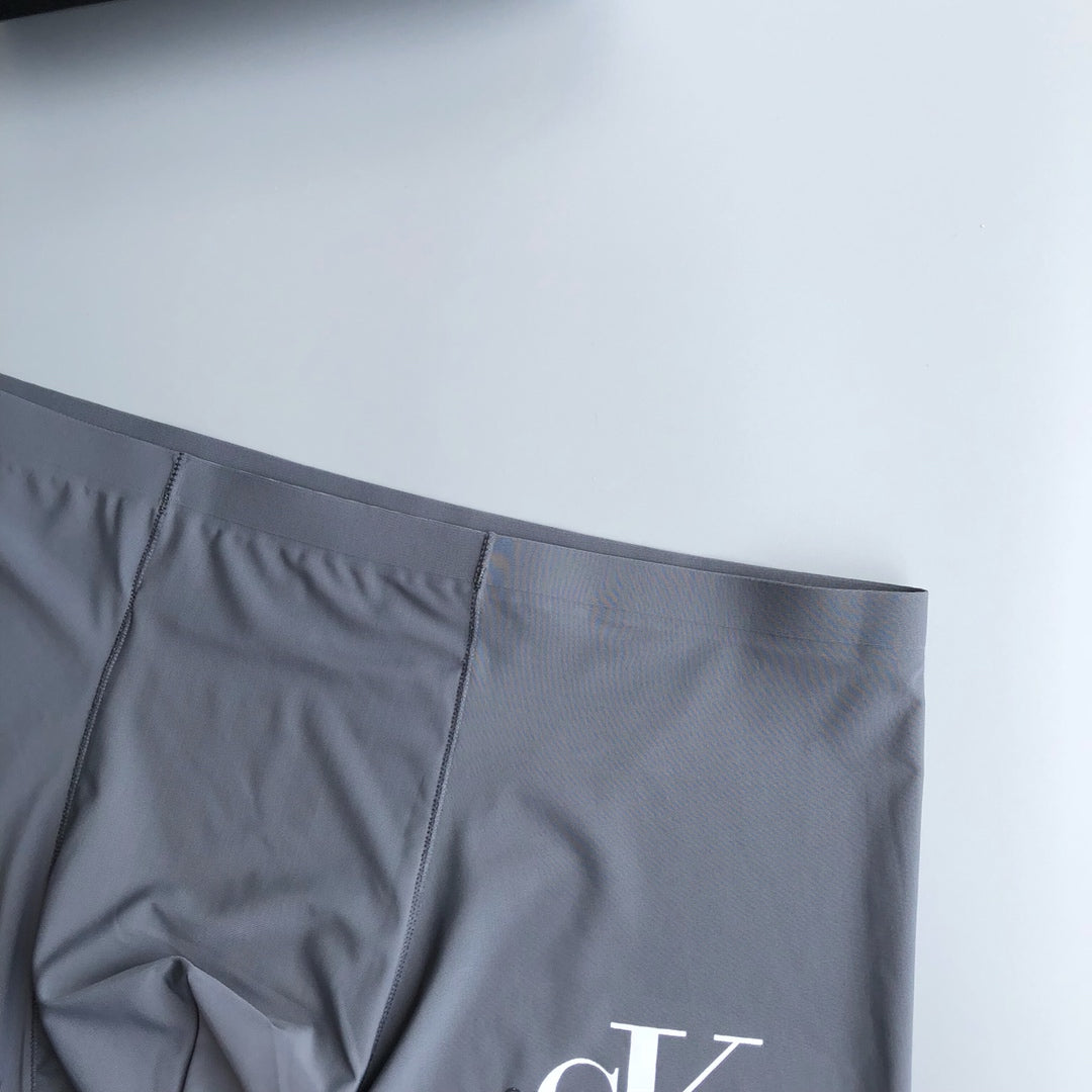 Calvin Klein Visible All-Over Pattern And Logo Details Men's Boxer Briefs - 3-Piece Box