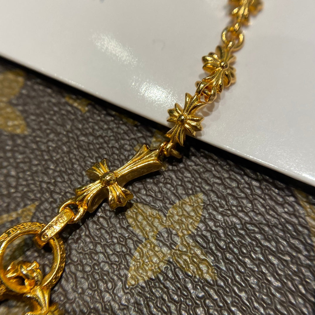 Martin Graham pendant necklace in polished metal-tone – main product view