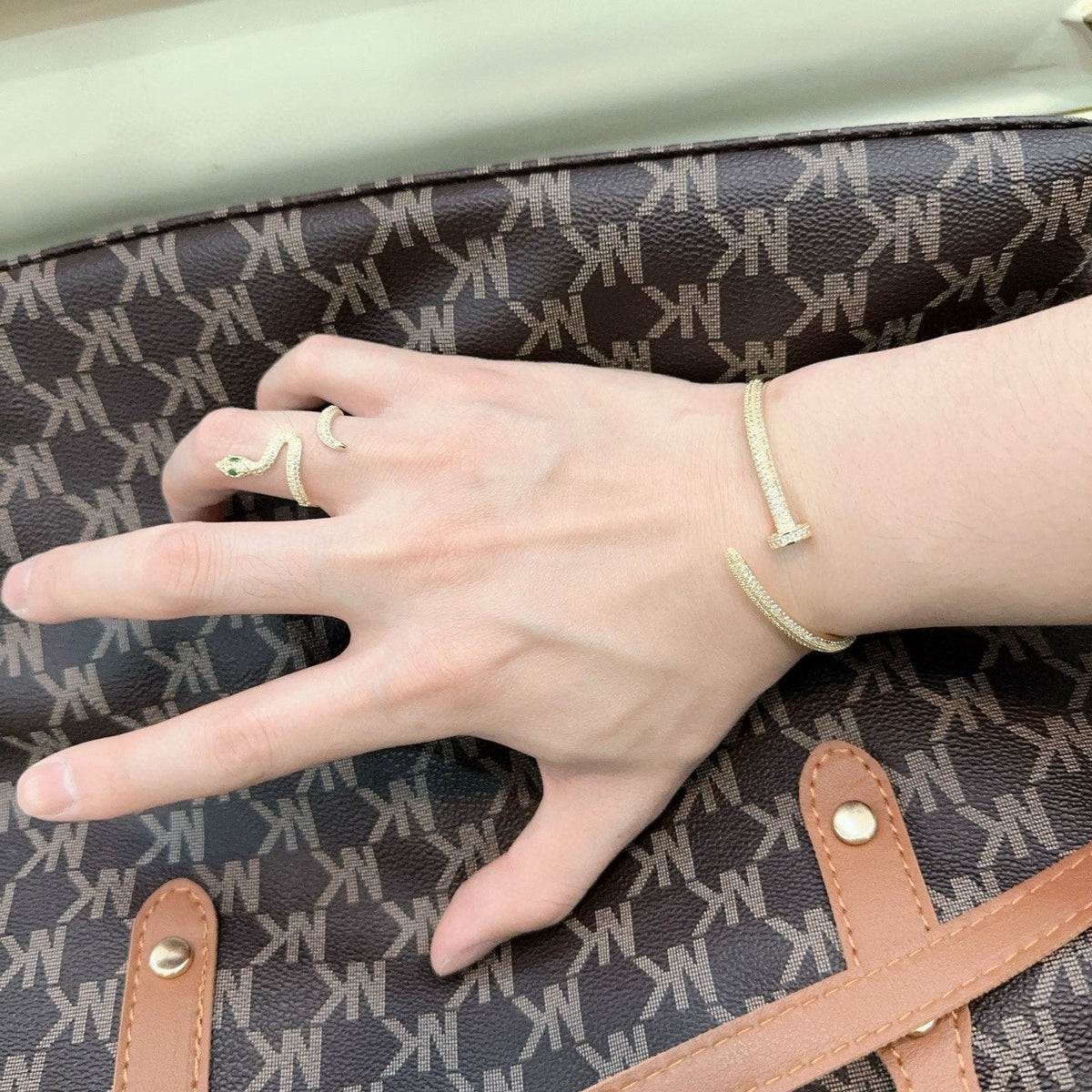 Martin Graham bracelet in polished metal-tone – main product view