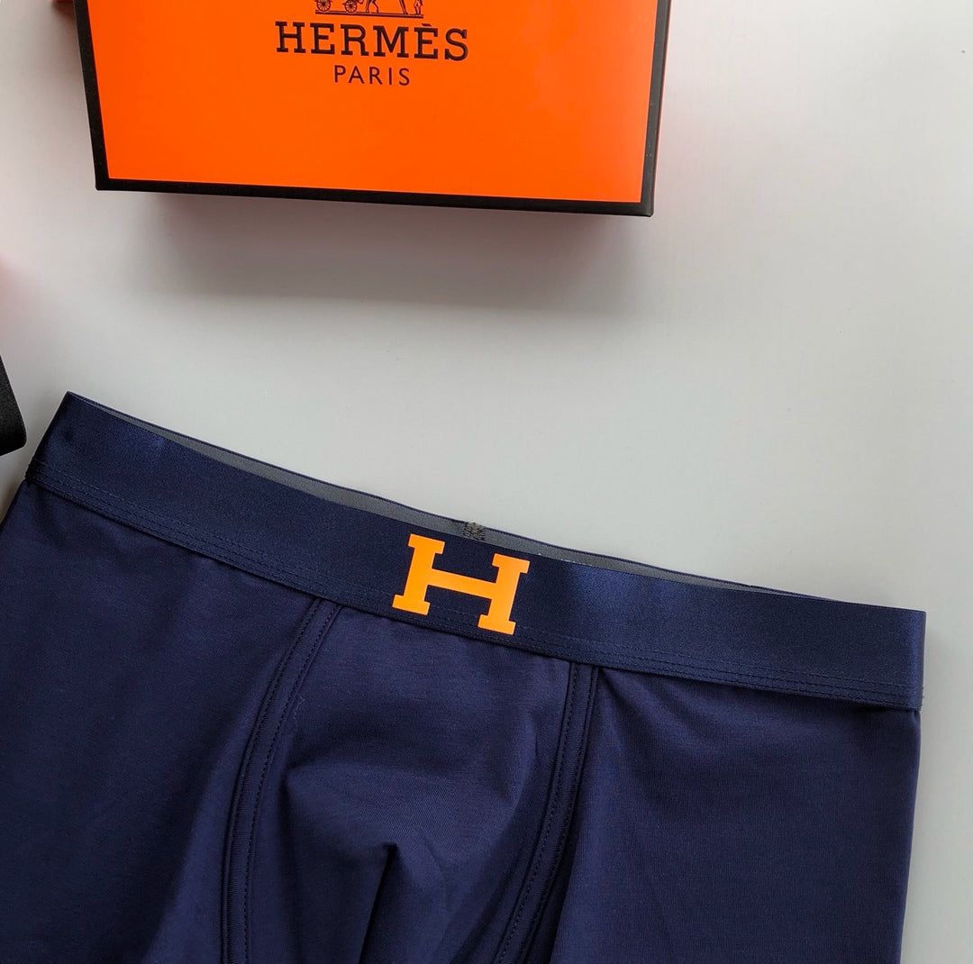 Hermes H Men's Boxer Briefs - 3-Piece Box