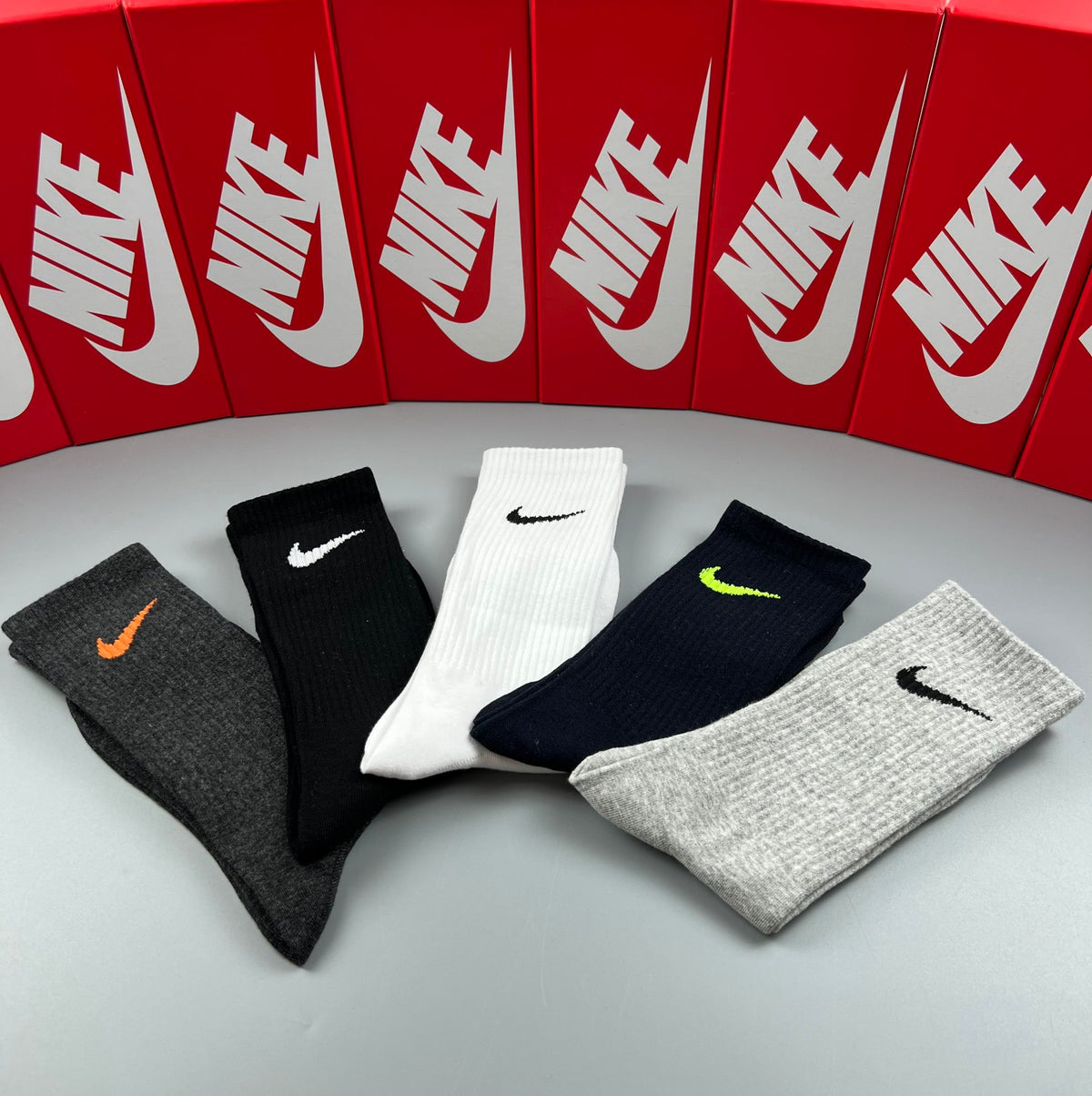 Nike Colourful Swoosh Crew Socks