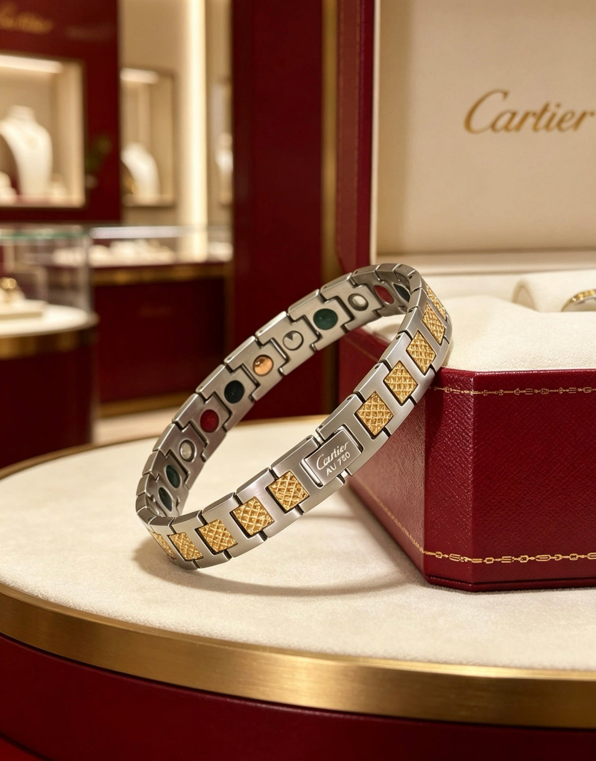 Martin Graham bracelet in polished metal-tone – main product view