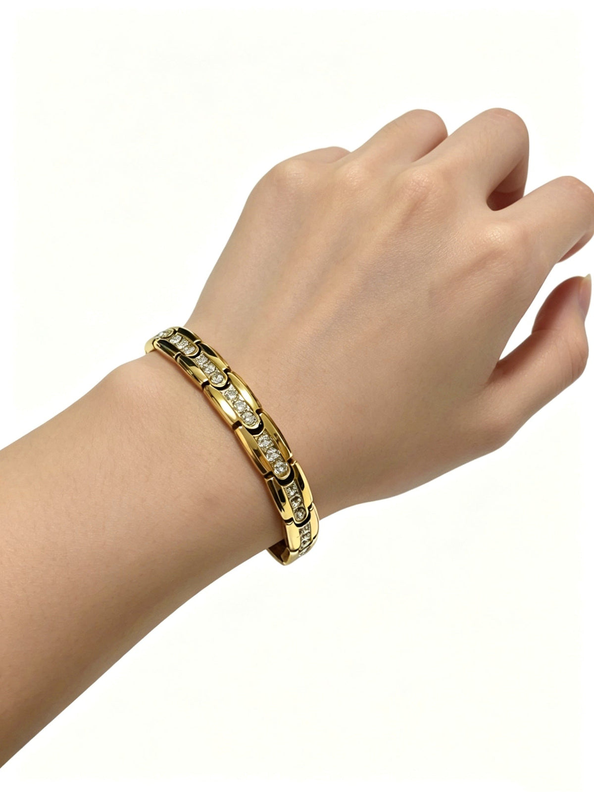 Martin Graham bracelet in polished metal-tone – main product view