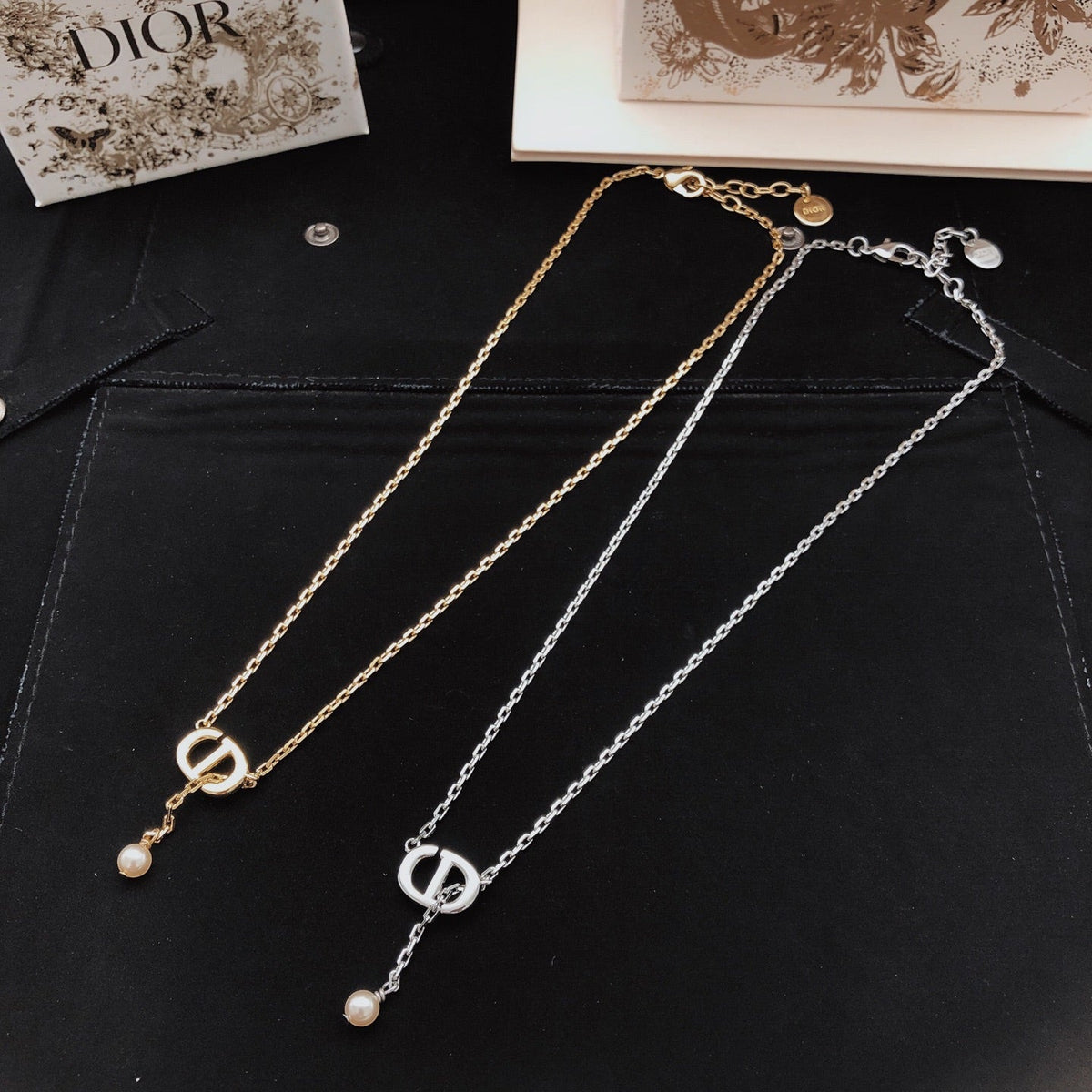 Martin Graham pendant necklace in polished metal-tone – main product view