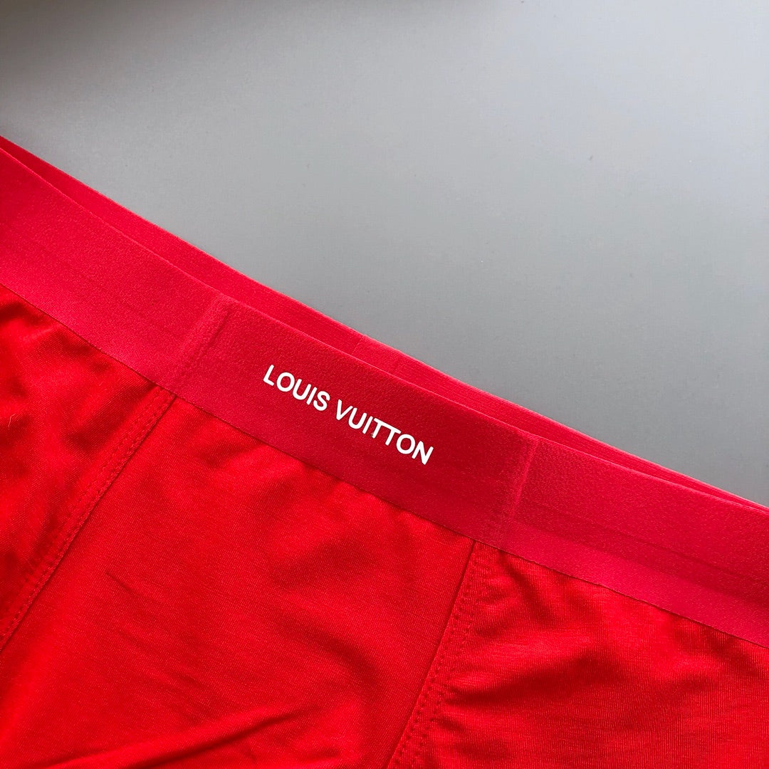 Louis Vuitton Tonal Wordmark Waistbands Men's Boxer Briefs - 3-Piece Box