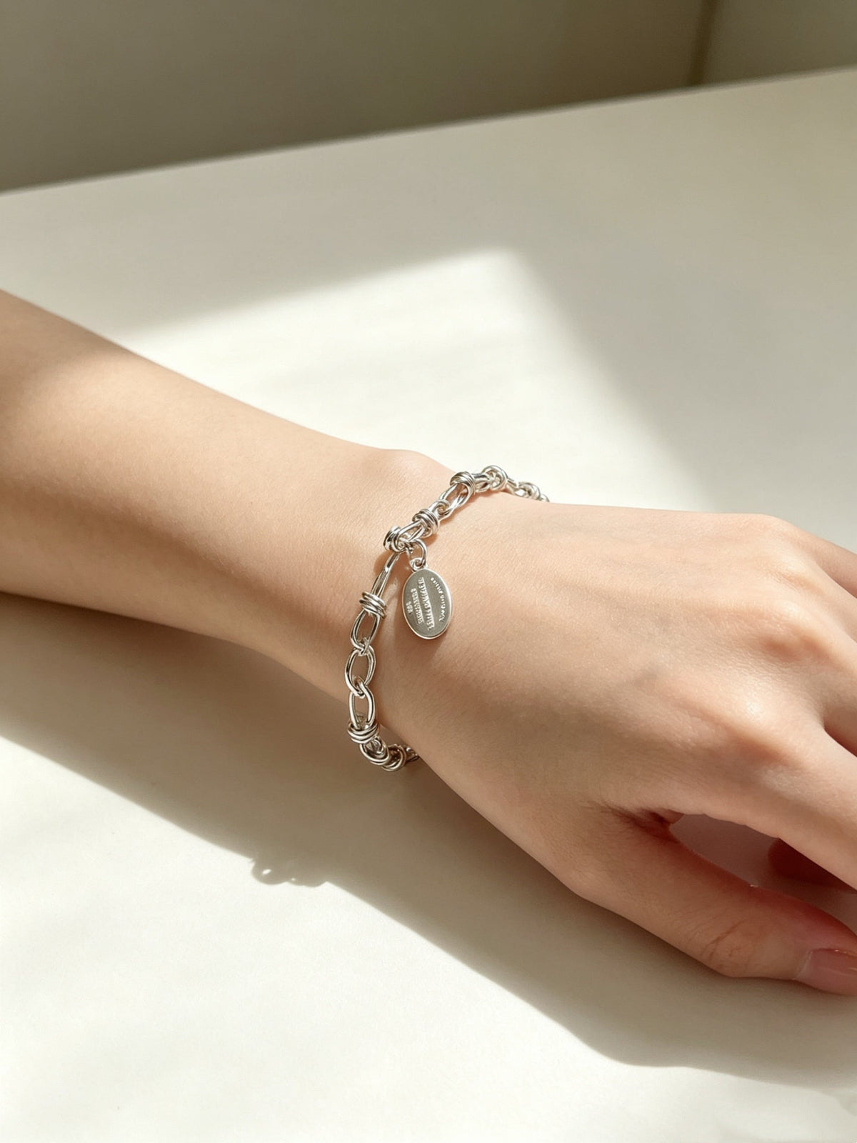 Martin Graham bracelet in polished metal-tone – main product view