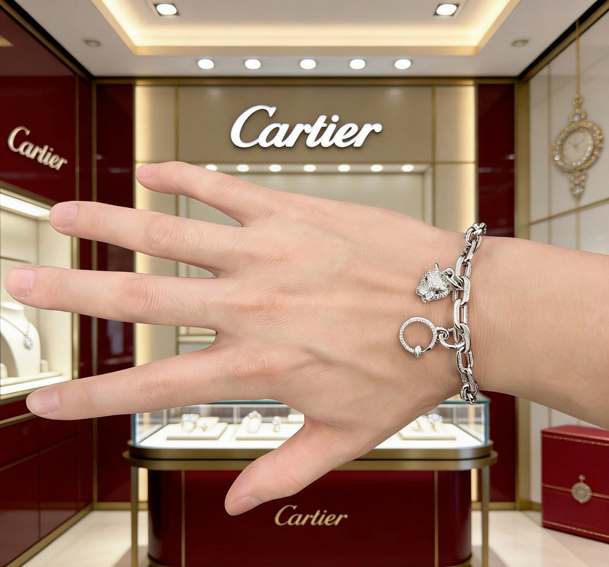 Martin Graham bracelet in polished metal-tone – main product view