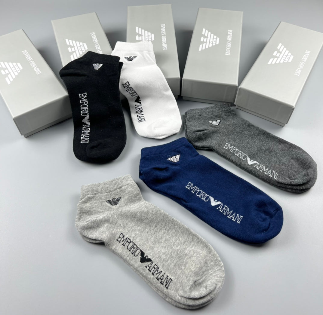Emporio Armani Cotton Socks - 5-Pair Set