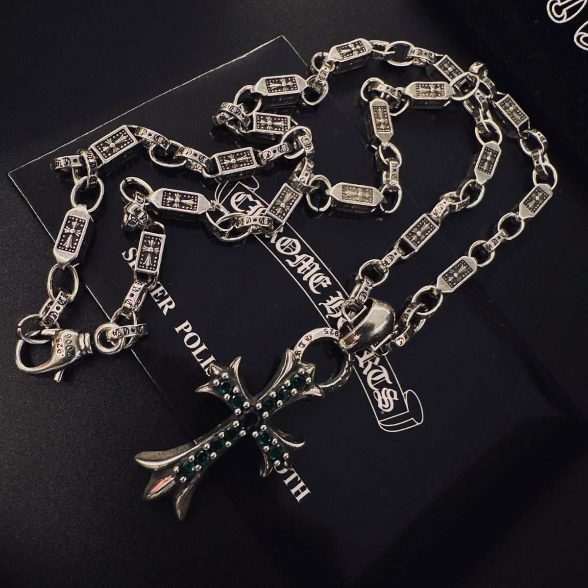 Martin Graham pendant necklace in polished metal-tone – main product view