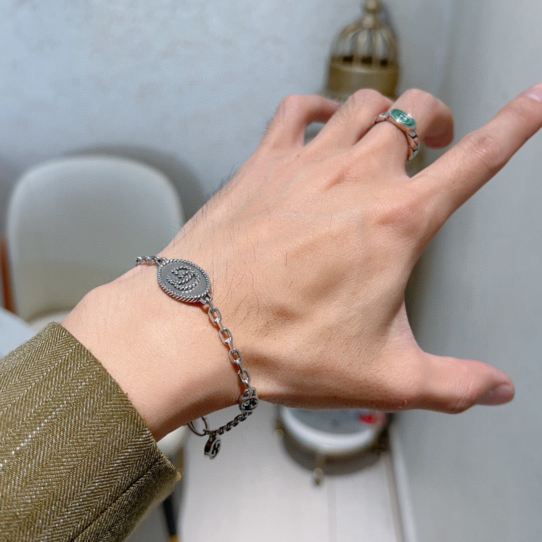 Martin Graham bracelet in polished metal-tone – main product view