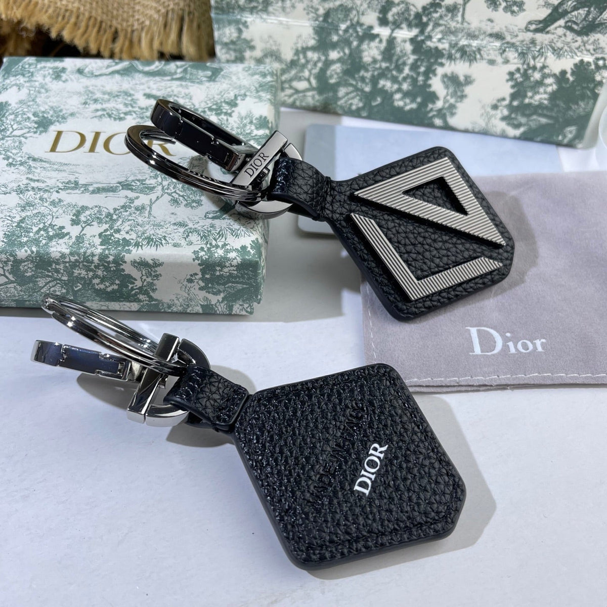 Martin Graham bag charm in polished metal-tone – main product view