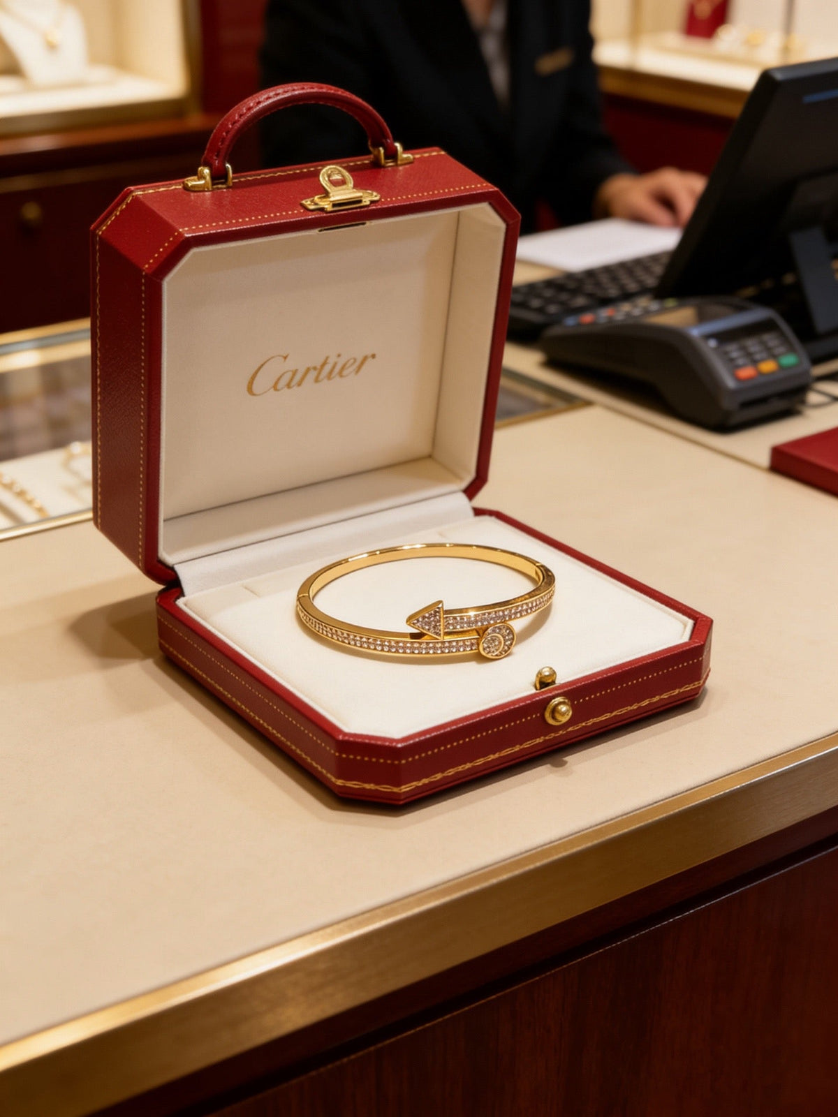 Martin Graham bracelet in polished metal-tone – main product view