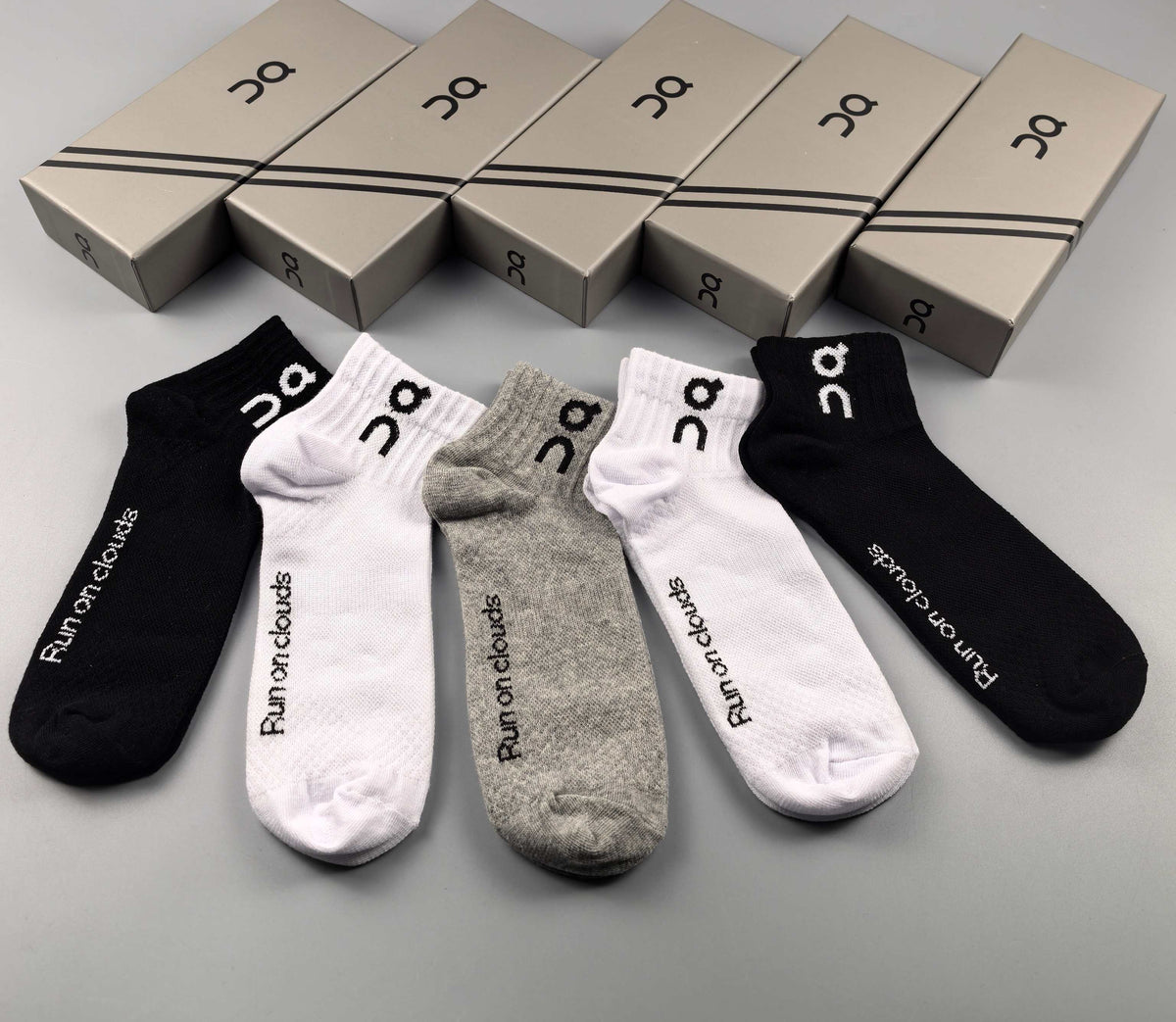 On Cotton Socks - 5-Pair Set