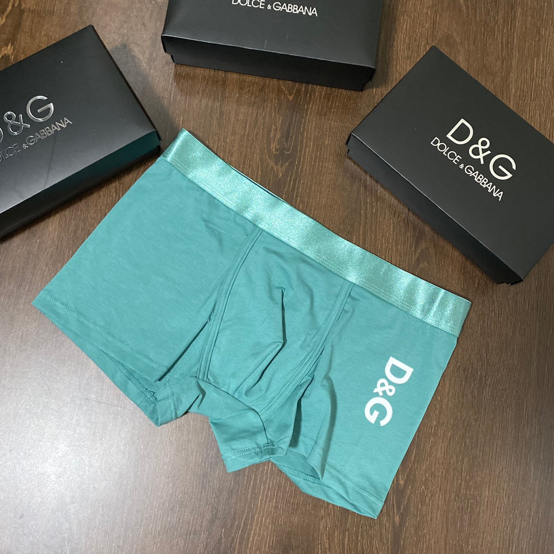 Dolce & Gabbana Clean Wordmark Men's Boxer Briefs - 3-Piece Box