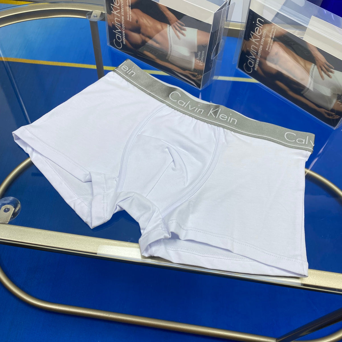 Calvin Klein Broad Logo Waistbands Men's Boxer Briefs