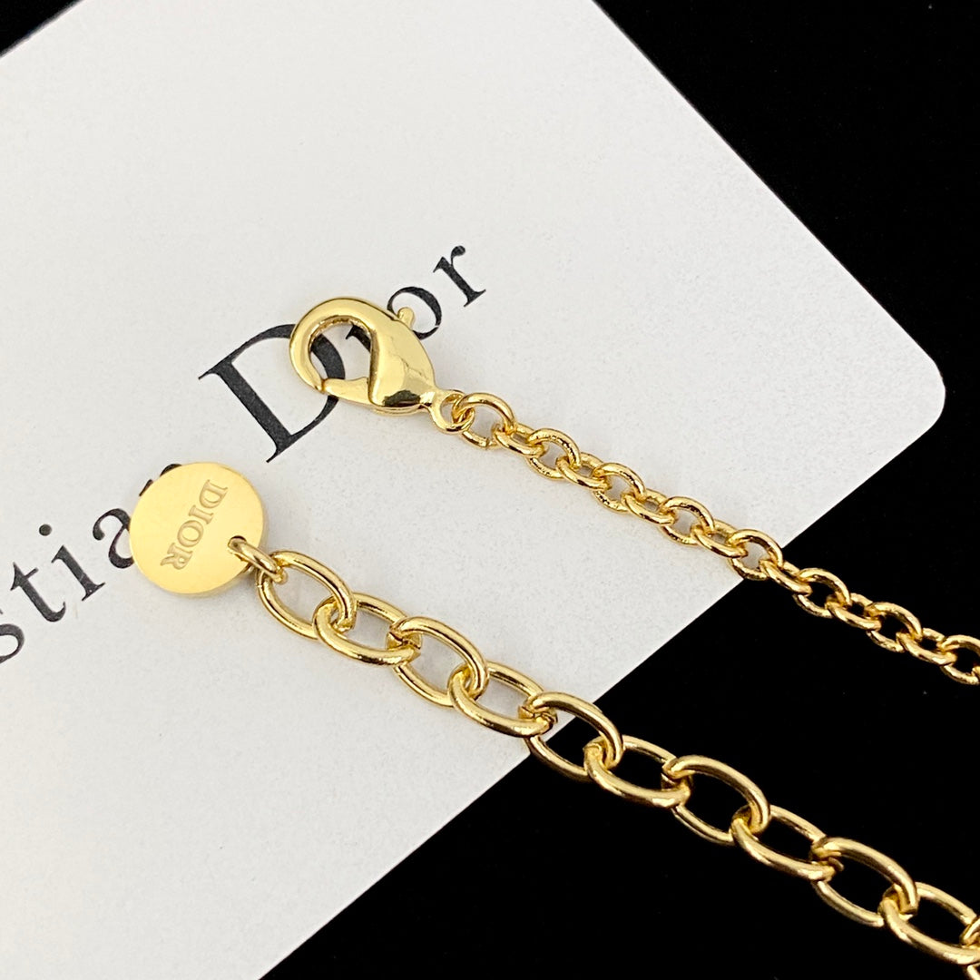 Martin Graham pendant necklace in polished metal-tone – main product view