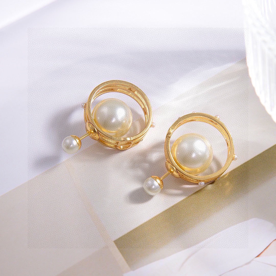Martin Graham earrings in polished metal-tone – main product view