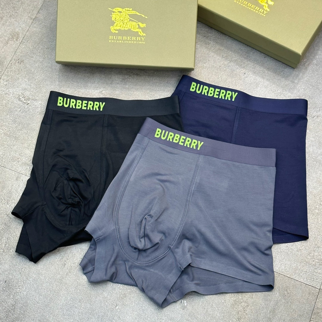 Burberry Modal Men's Boxer Briefs - 3-Piece Box - Sizes L-XXXL
