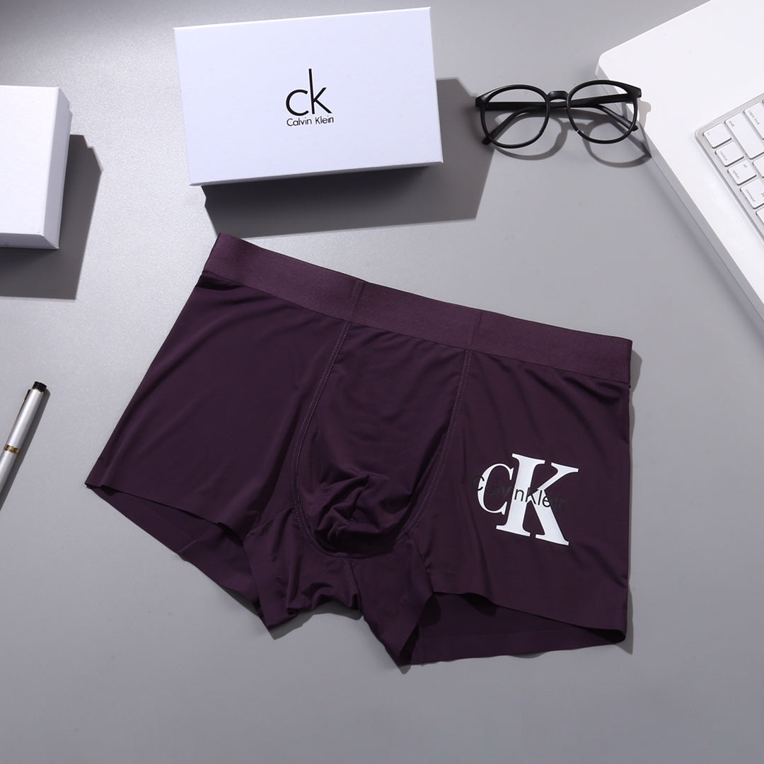 Calvin Klein Large Monogram Graphics Men's Boxer Briefs - 3-Piece Box