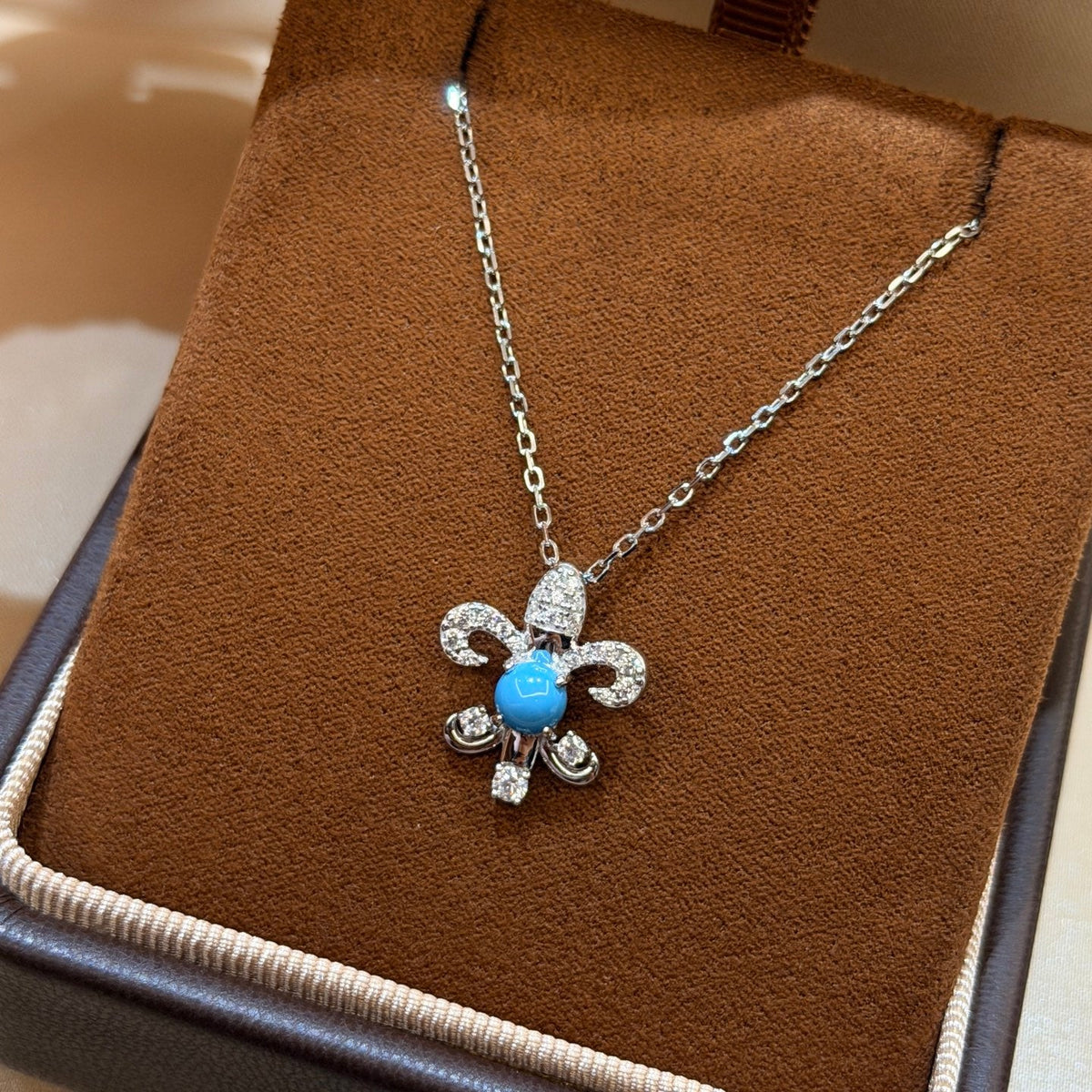 Martin Graham pendant necklace in polished metal-tone – main product view