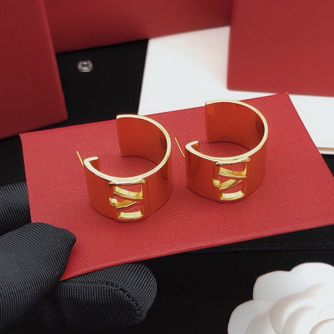 Martin Graham earrings in polished metal-tone – main product view