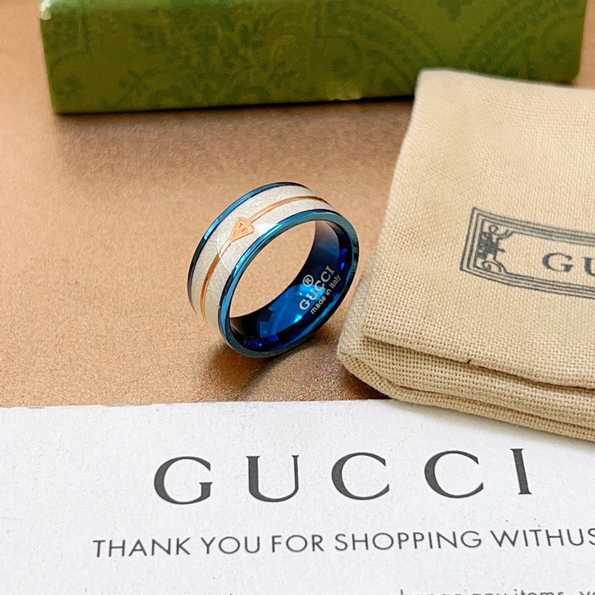 Martin Graham ring in polished metal-tone – main product view