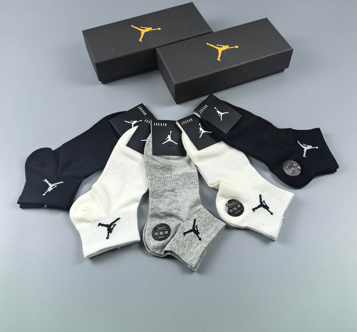 Jordan Cotton Breathable Socks – 5-Pair Pack