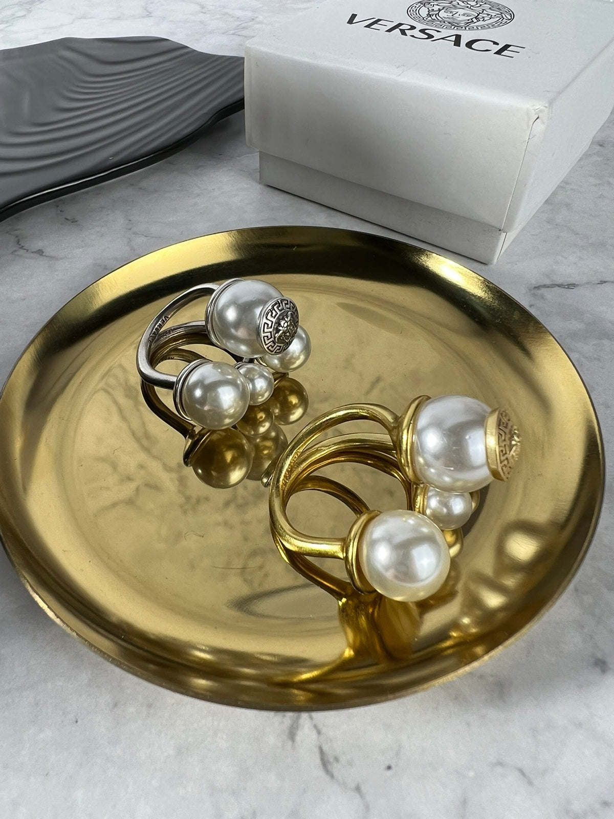 Martin Graham ring in polished metal-tone – main product view