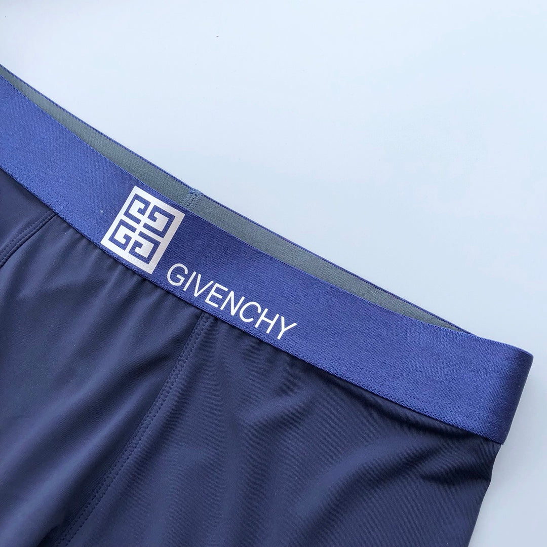 Givenchy Contrast Logo Men's Trunk Underwear - 3-Piece Box
