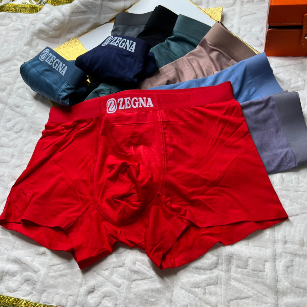 Zegna Modal Men's Boxer Briefs - 3-Piece Box - Sizes L-XXXL