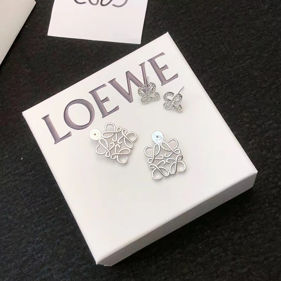 Martin Graham stud earrings in polished metal-tone – main product view