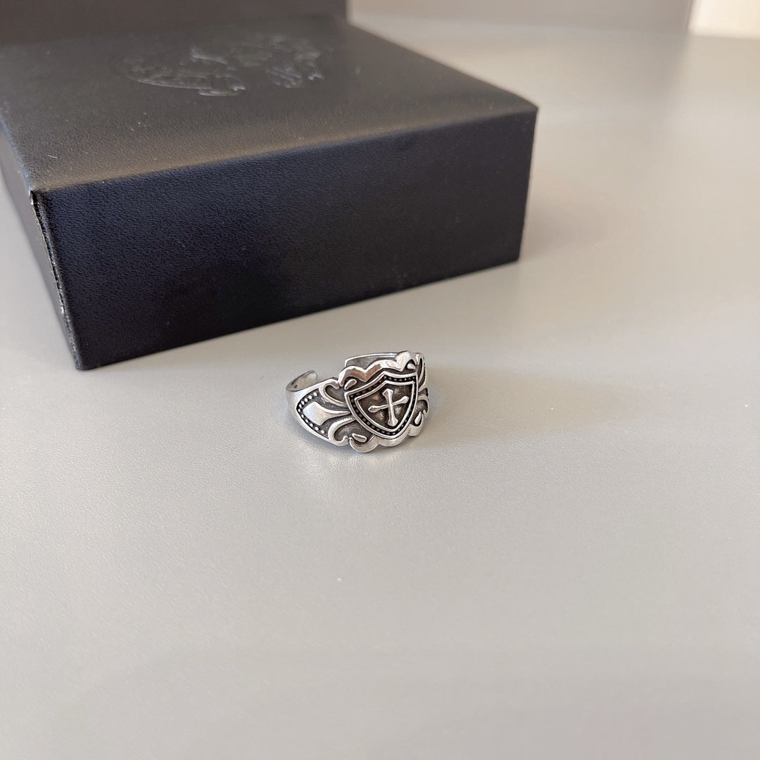 Martin Graham ring in polished metal-tone – main product view