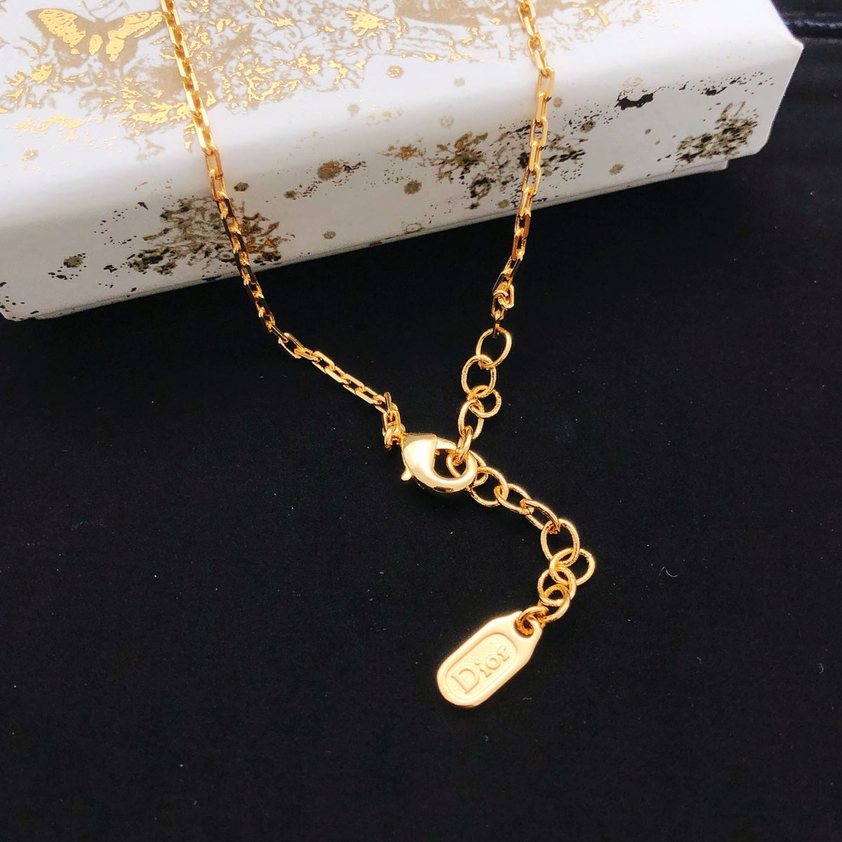 Martin Graham pendant necklace in polished metal-tone – main product view